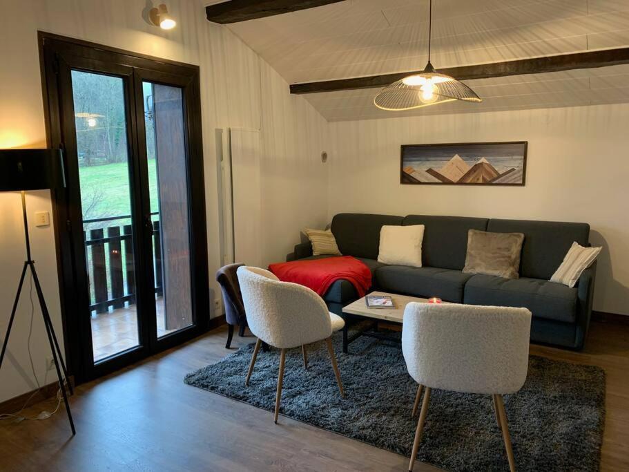 Duplex 3 Chambres Vue Mont-Blanc Domancy Esterno foto